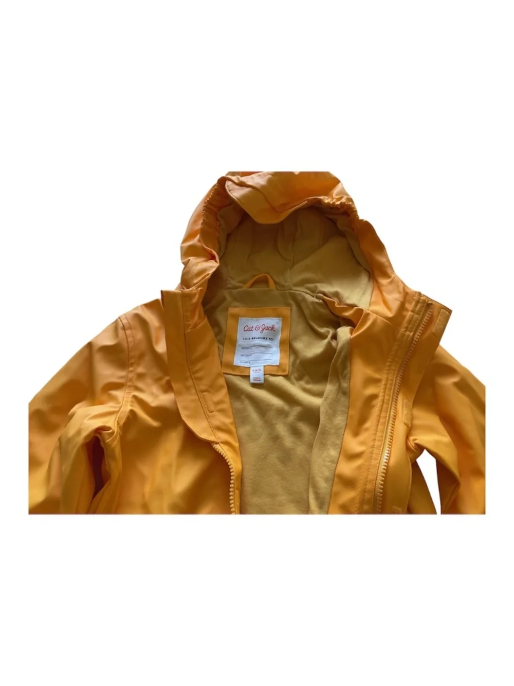 CAT & JACK Waterproof rain jacket with hood and reflective bands,